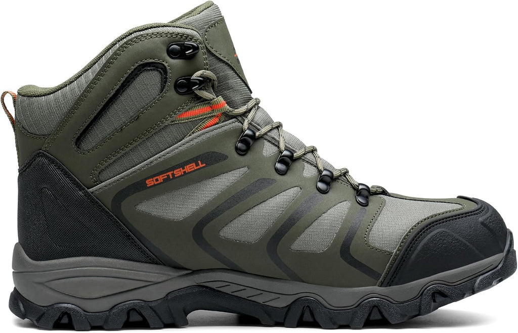NORTIV 8 Men's Ankle High Waterproof Hiking Boots