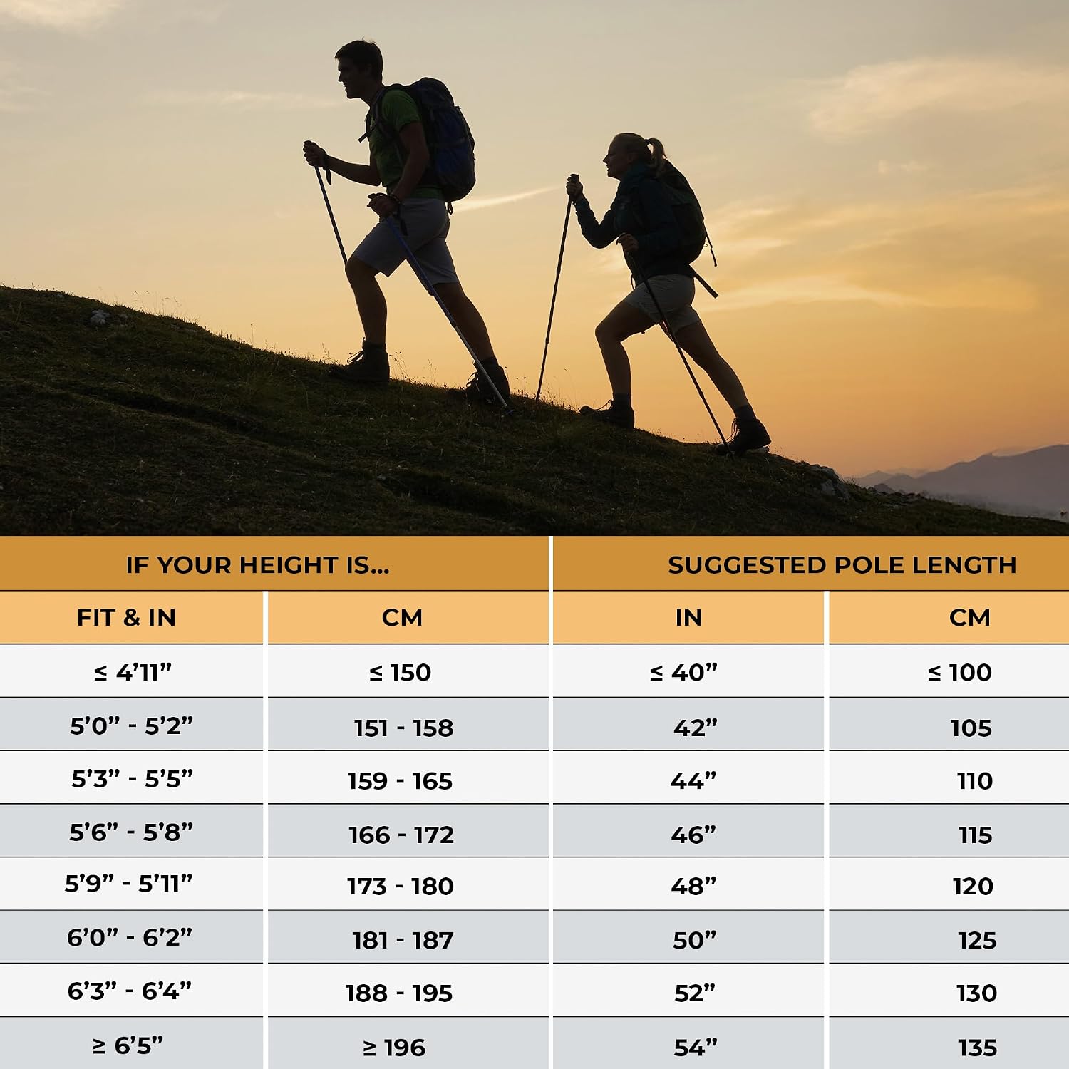 Foxelli Carbon Fiber Trekking Poles – Lightweight Collapsible Hiking Poles with Cork Grips, Quick Flip Locks & All-Terrain Accessories – Adjustable Height Hiking Sticks for Men & Women
