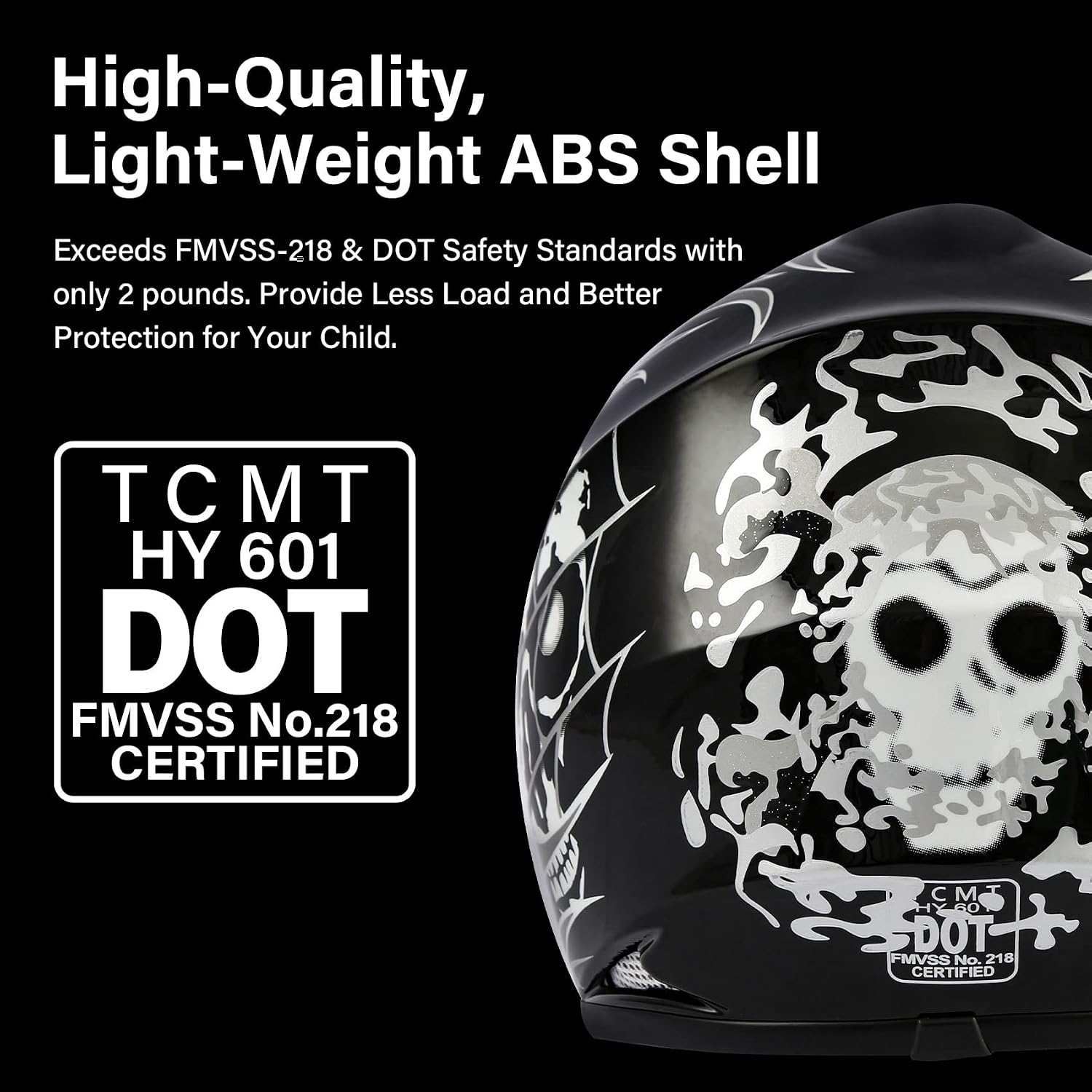 SLMOTO DOT Youth Kids Motocross Helmet Set Fit for Motorcycle Dirt Bike ATV