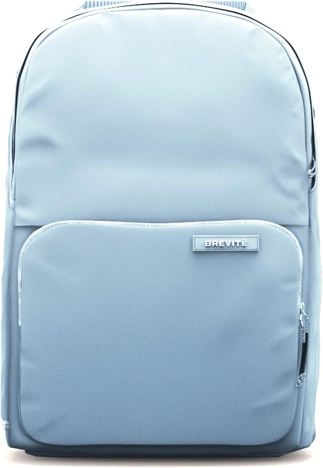BREVITE The Backpack- Casual daypack backpacks for every function. Compact but spacious 18L aesthetic traveling backpack with laptop compartment. (Misty Blue)