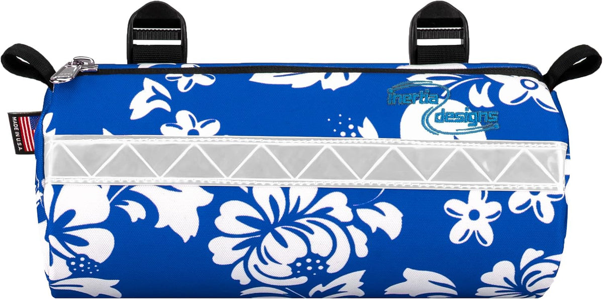 Cruiser Barrel Bag - Hibiscus Blue