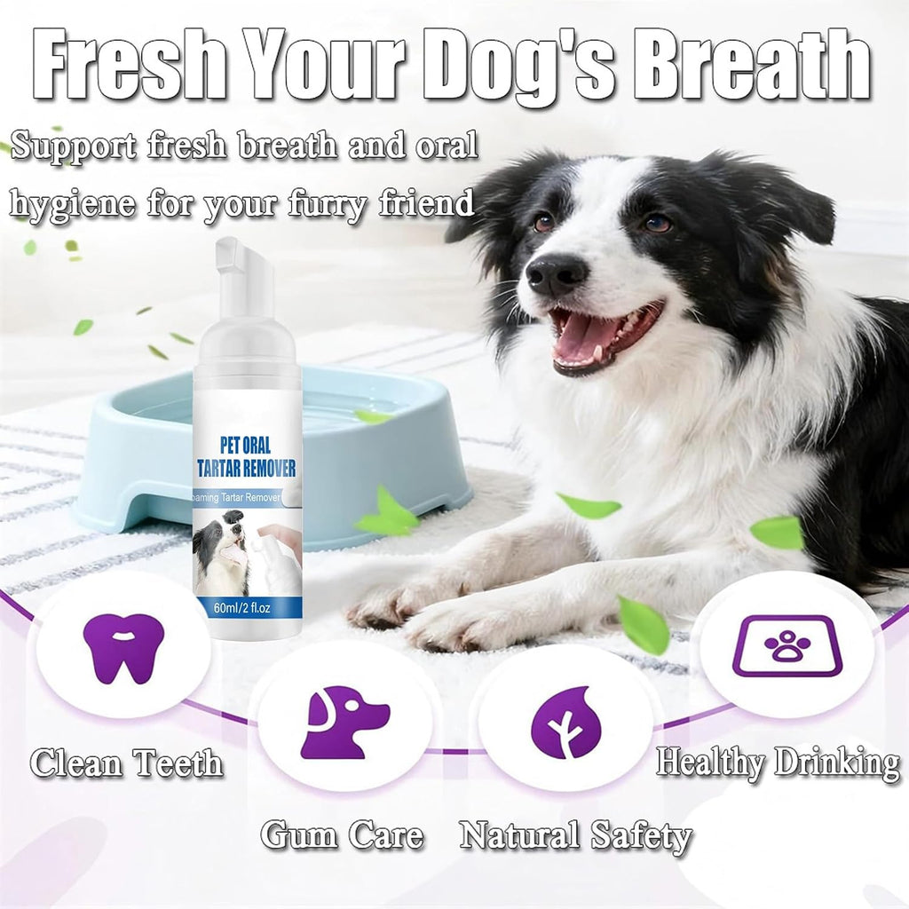 Pet Oral Tartar Remover Spray - Pets Oral Tartars Removers Foaming Tartars