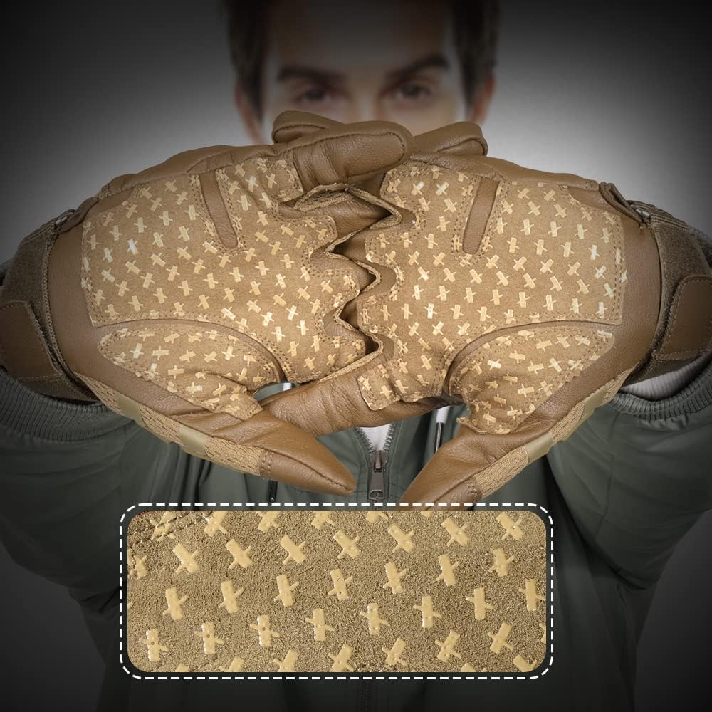 WTACTFUL Tactical Gloves Men Women, Touchscreen Reinforced Palm