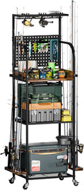 Homde Fishing Rod Holders for Garage: Large Capacity up to 12 Rods
