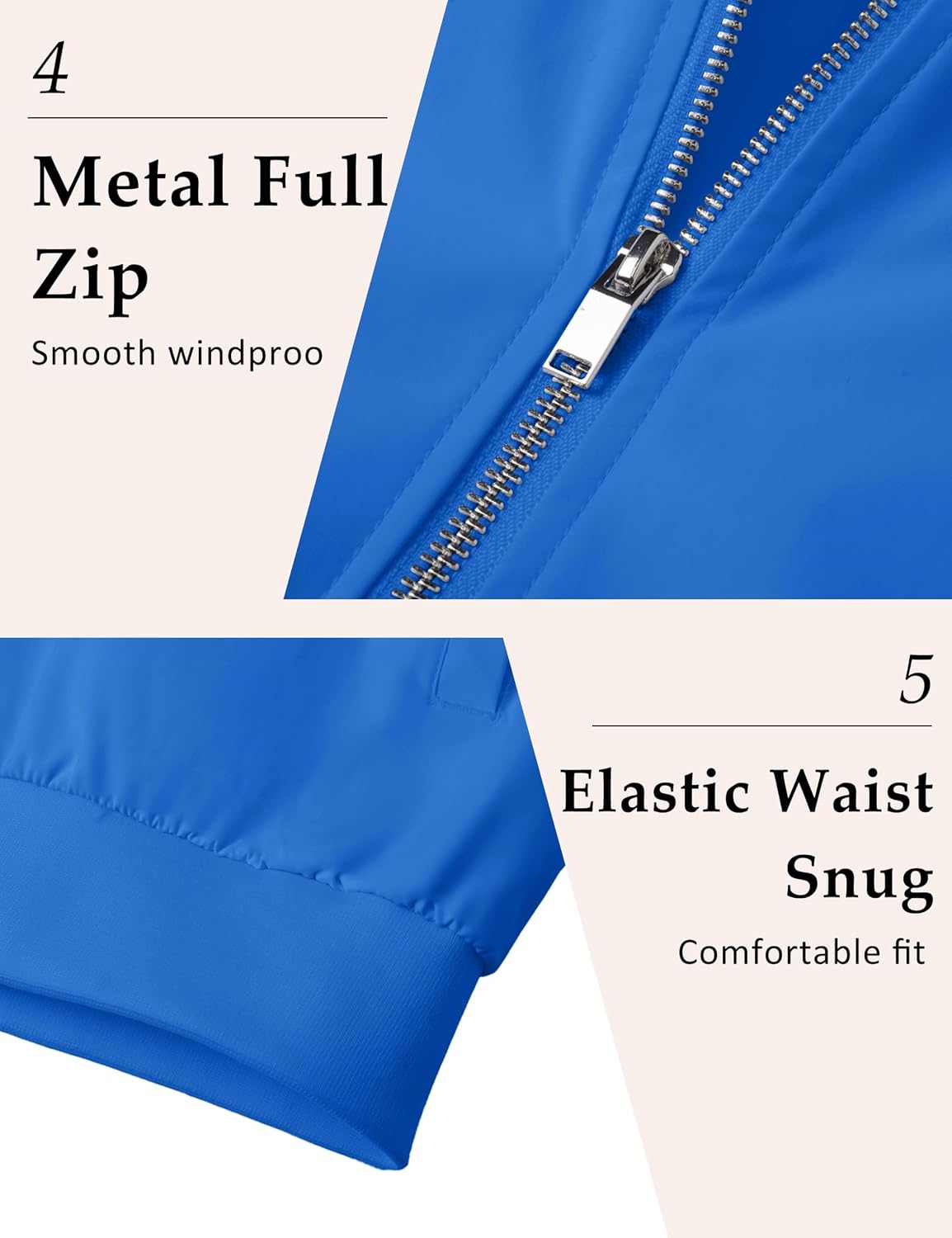 MAGCOMSEN Men's Bomber Jacket Lightweight Windbreaker Spring Fall Jacket