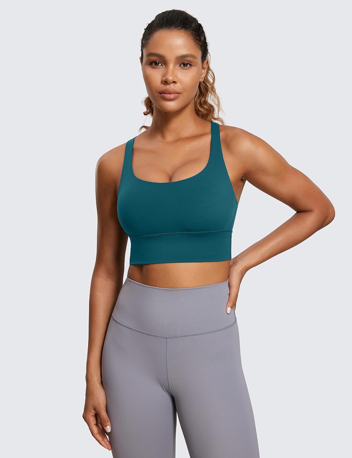 CRZ YOGA Naked Feeling Longline Sports Bras