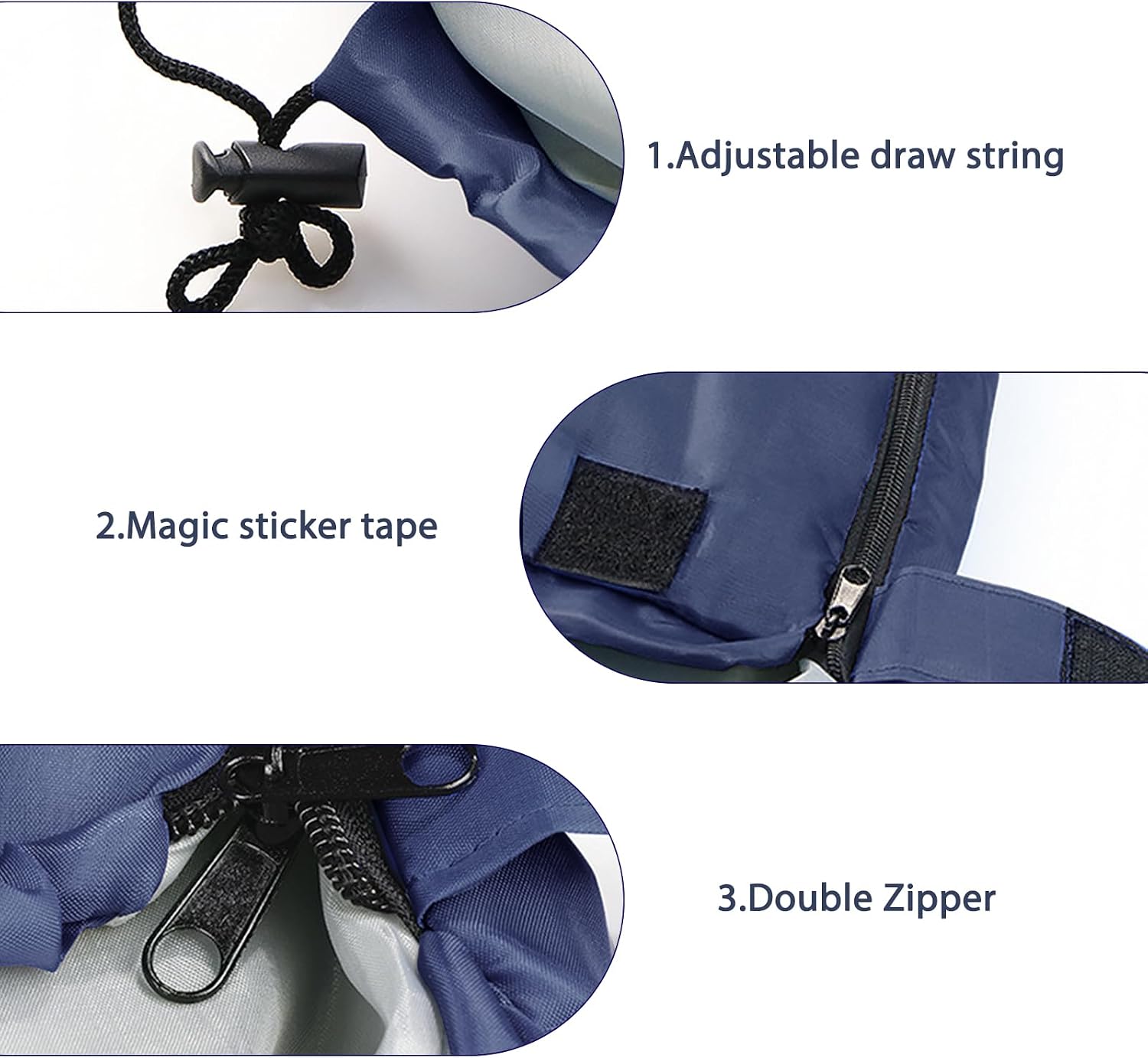 Envelope Camping Sleeping Bag Warm & Cool Weather for Adults