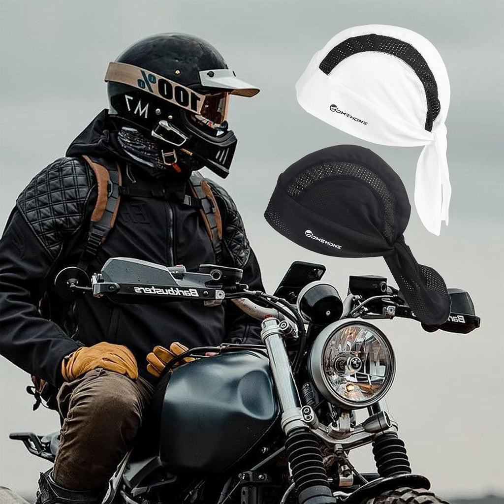 Men's Breathable Cycling Bandanas Outdoor Sweat-wicking Cycling Caps Motorcycle Helmet Liners