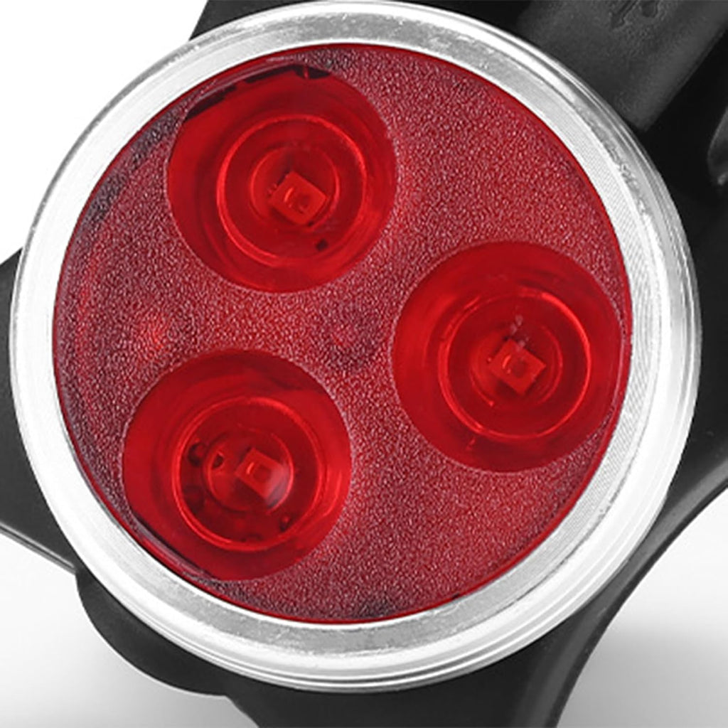 2pcs USB Rechargeable Bike Light, Waterproof Super Bike Lights for Night Riding 4 Light Mode Options Mountain Bike Headlight LED Lamp Bicycle Accessories