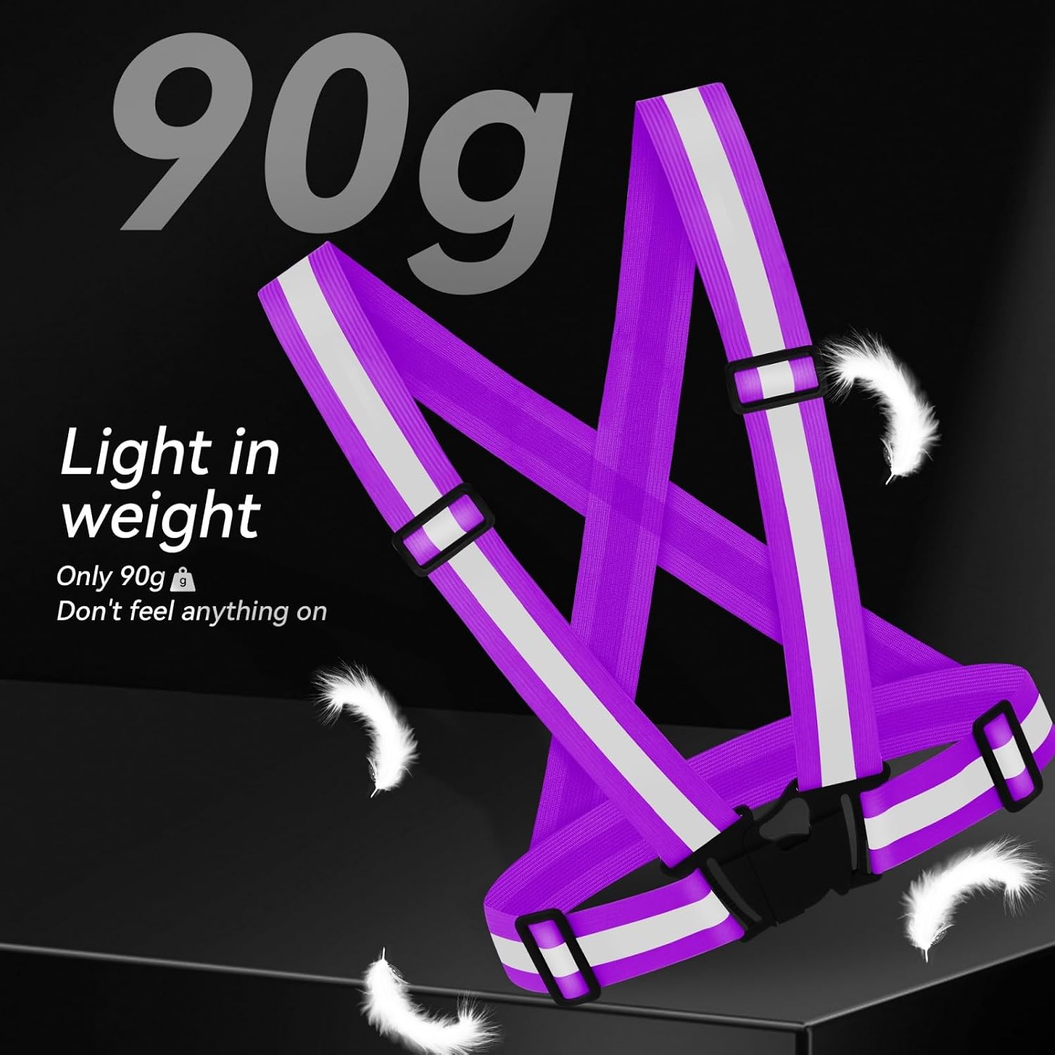 3PCS Reflective Vest Running Gear