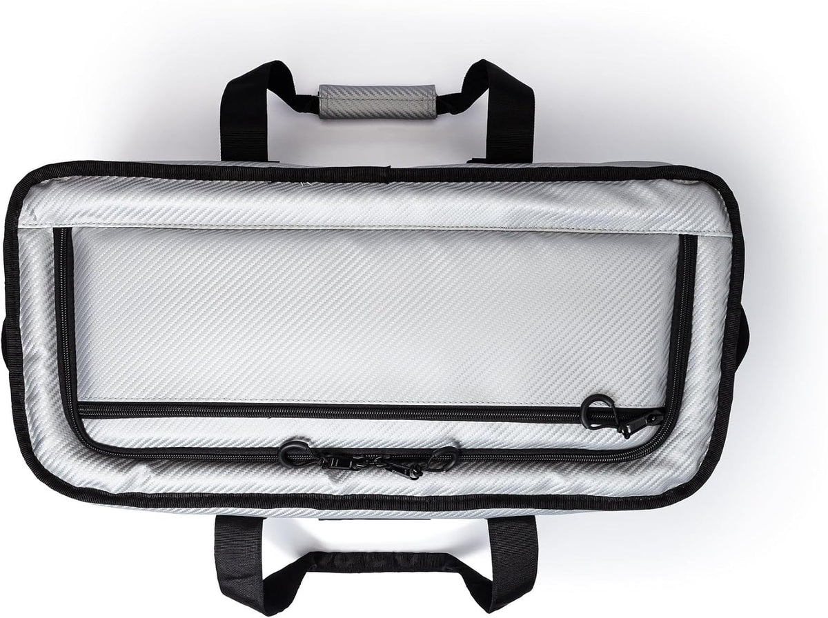AO Coolers Stow-N-Go Carbon Soft Cooler, Low-Profile, Leakproof with High-Density Insulation, Holds Ice for 24 Hours