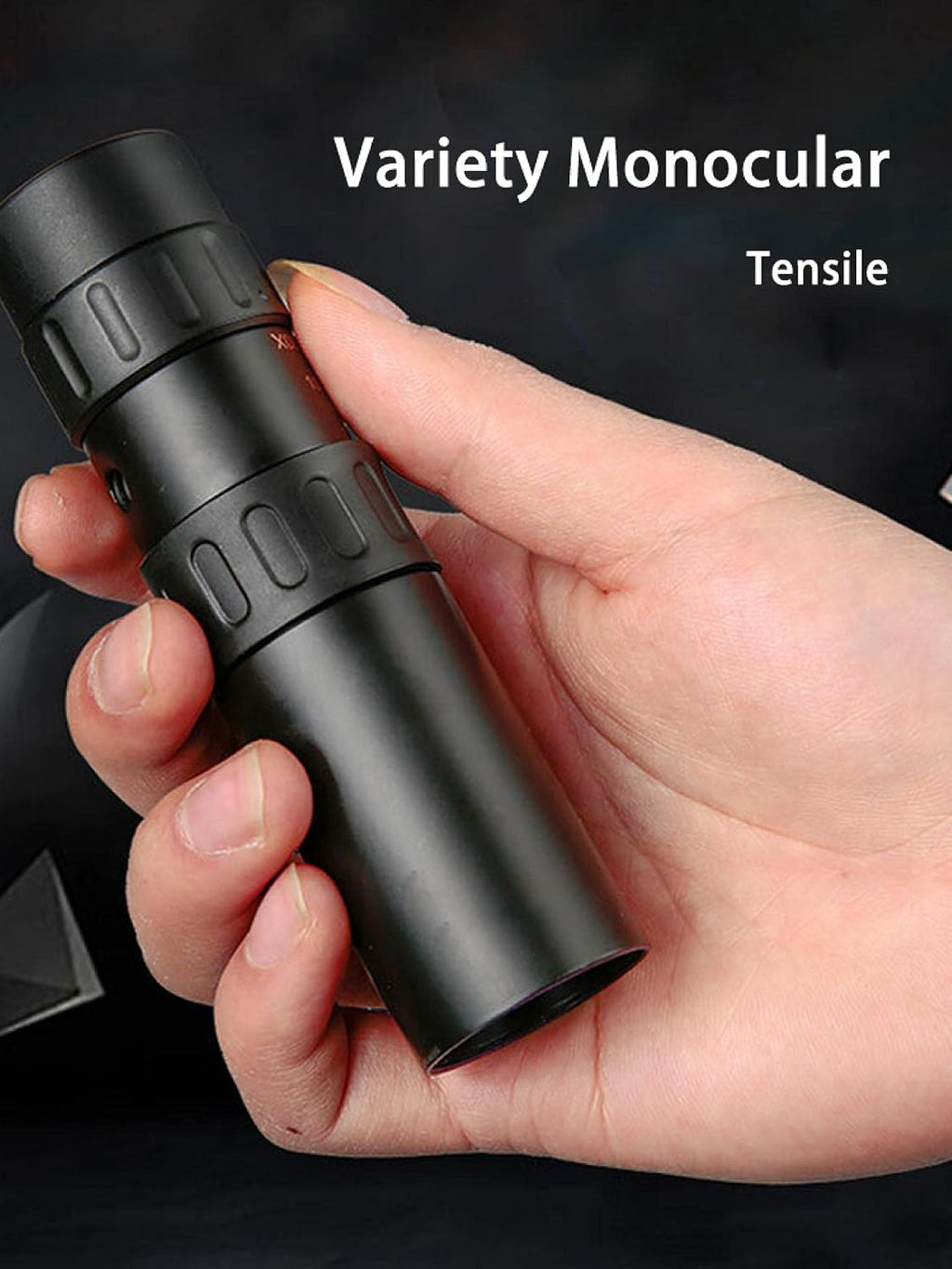 Professional Monocular Telescope 10-300X Zoom Hd 4K Powerful Binoculars Long Range Bak4-Prisms Portable for Camping