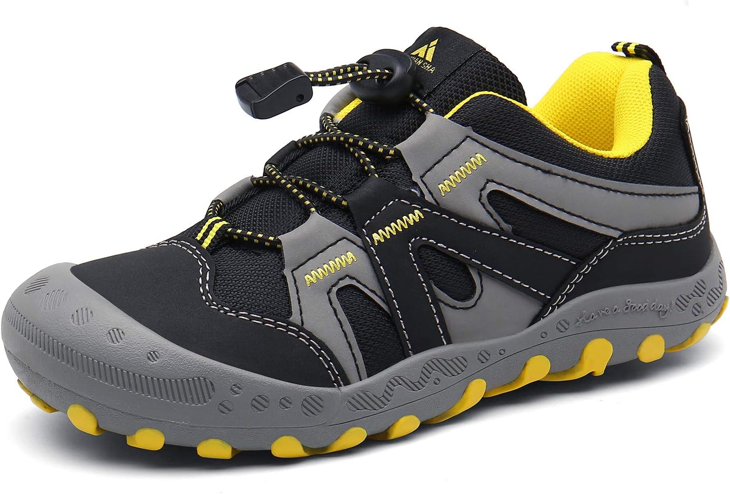 Mishansha Kids Hiking Boots Toddler Boys Girls Hiking Shoes Outdoor Trail
