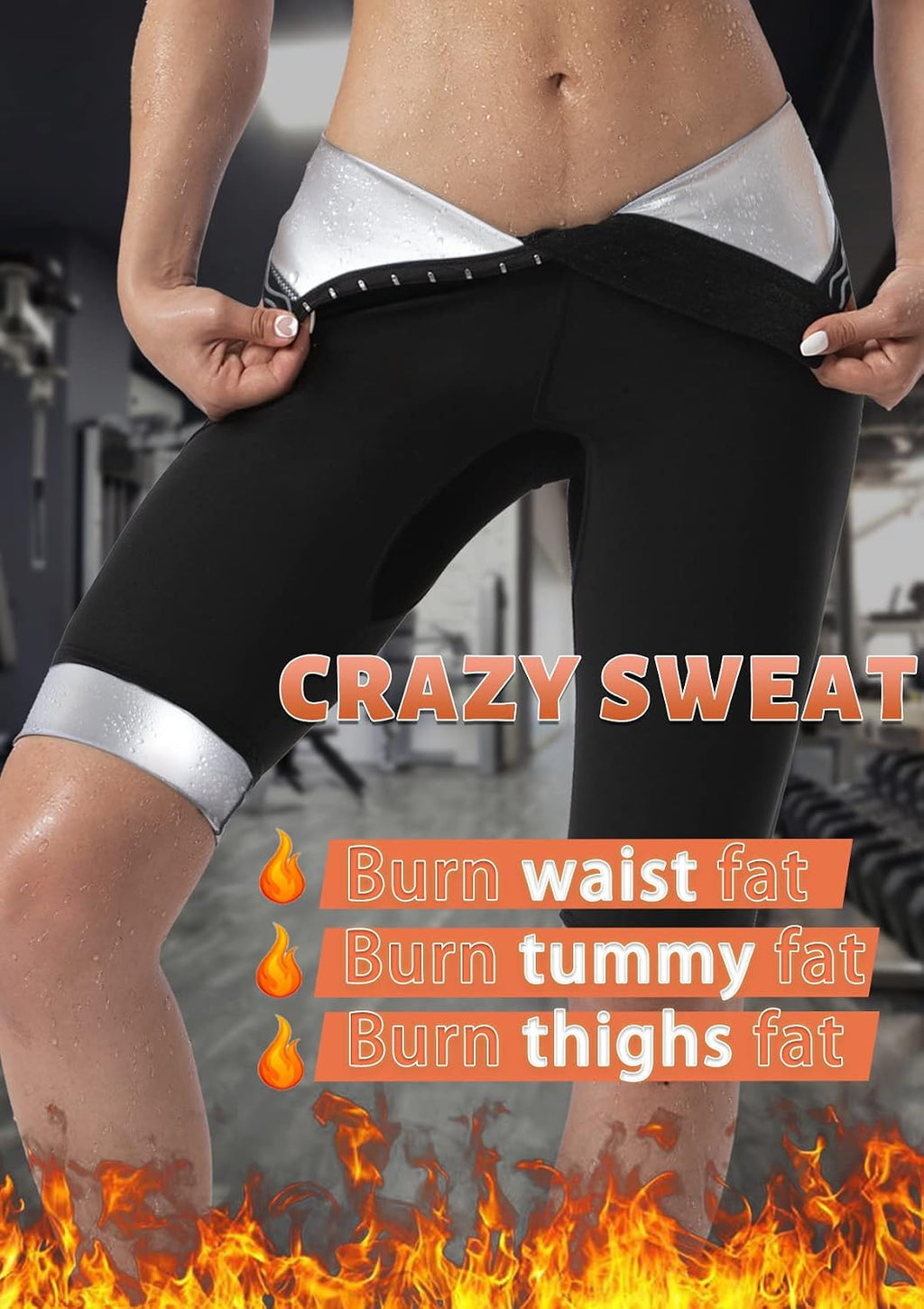 Sauna Pants Women Slimming Leggings Heat Trapping Workout