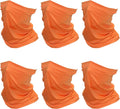 SHEVERCH 6 Pack Neck Gaiter Face Mask Sun UV Protection For Men Women