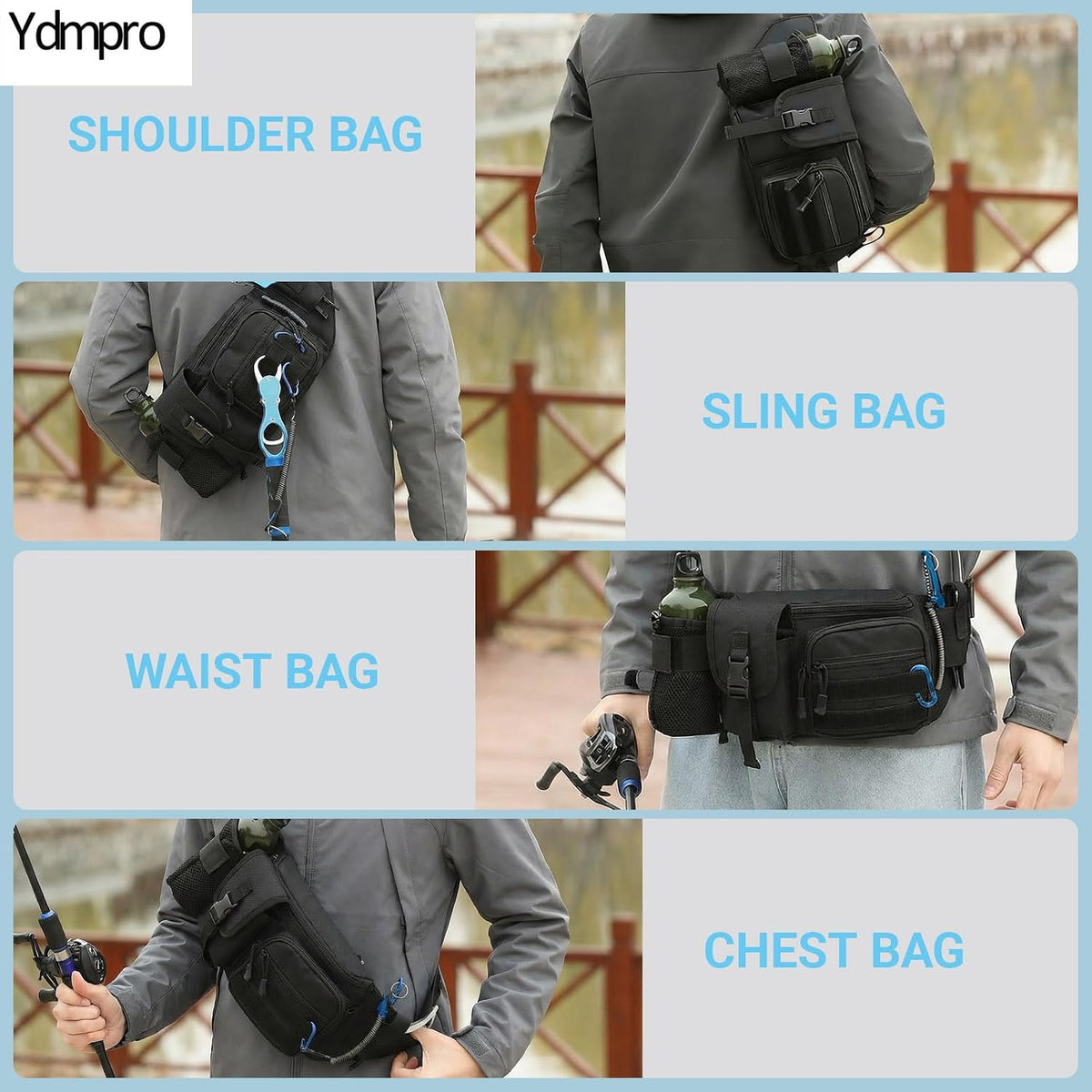 Tactical Fanny Pack，Military Waist Bag Hip Belt Bumbag Utility Bags for Fishing Hiking Hunting with Mesh Water Bottle Holder Pouch (Tan)
