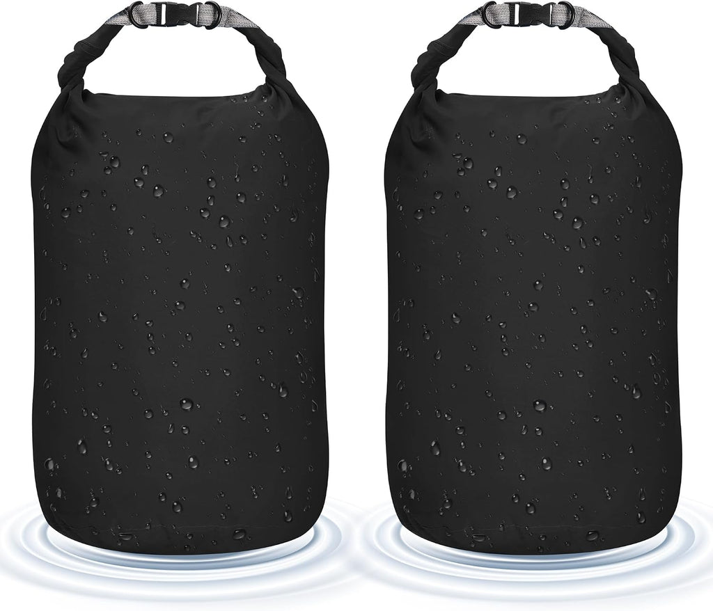 Desoto Waterproof Dry Bag 2 packs, 2L/5L/10L/20L/40L/70L Dry Sack Lightweight Portable, Dry Storage Bag to Keep Gear Dry Clean for Kayaking, Gym, Hiking, Swimming, Camping