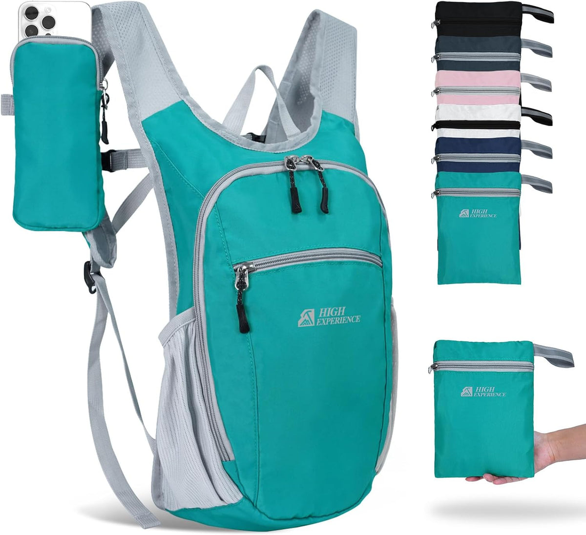 Small Hiking Backpack Packable Lightweight for Women Men
