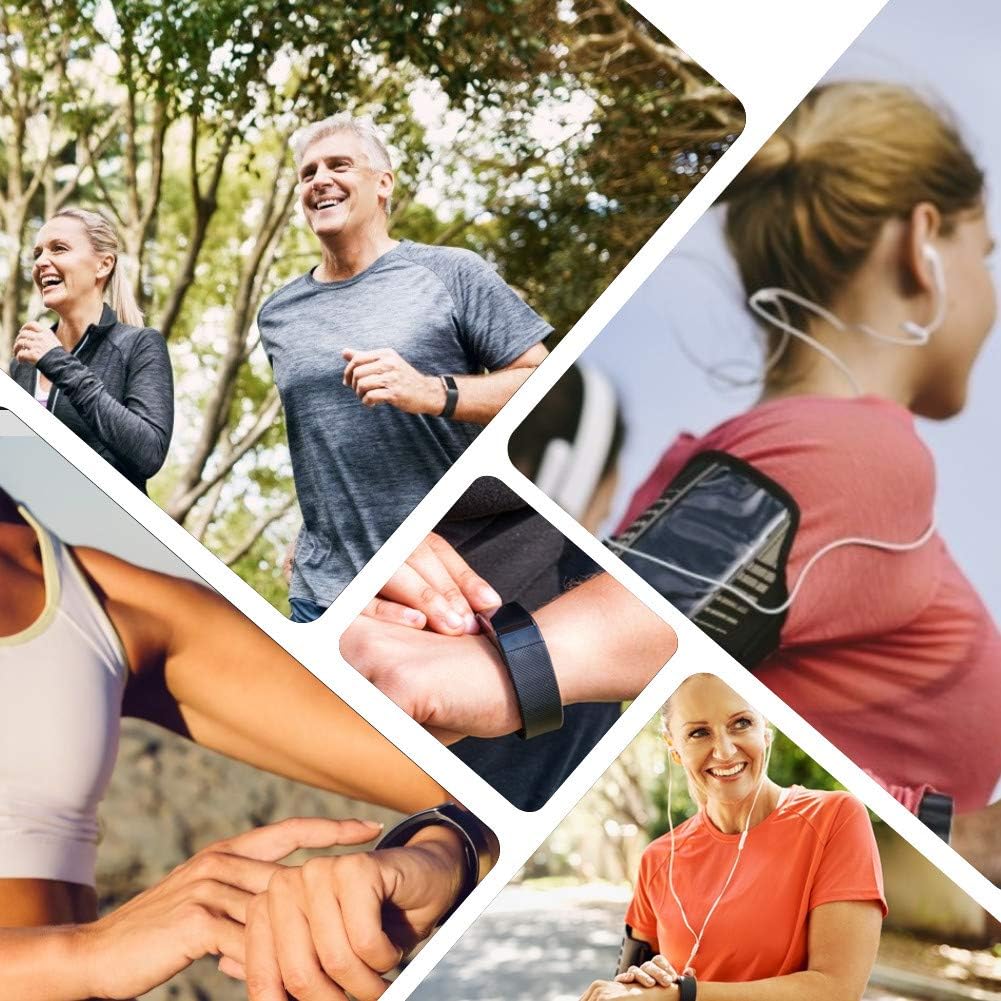 ZURURU Fitness Tracker with Blood Pressure Heart Rate Sleep Health Monitor for Men and Women, Upgraded Waterproof Activity Tracker Watch, Step Calorie Counter Pedometer Black