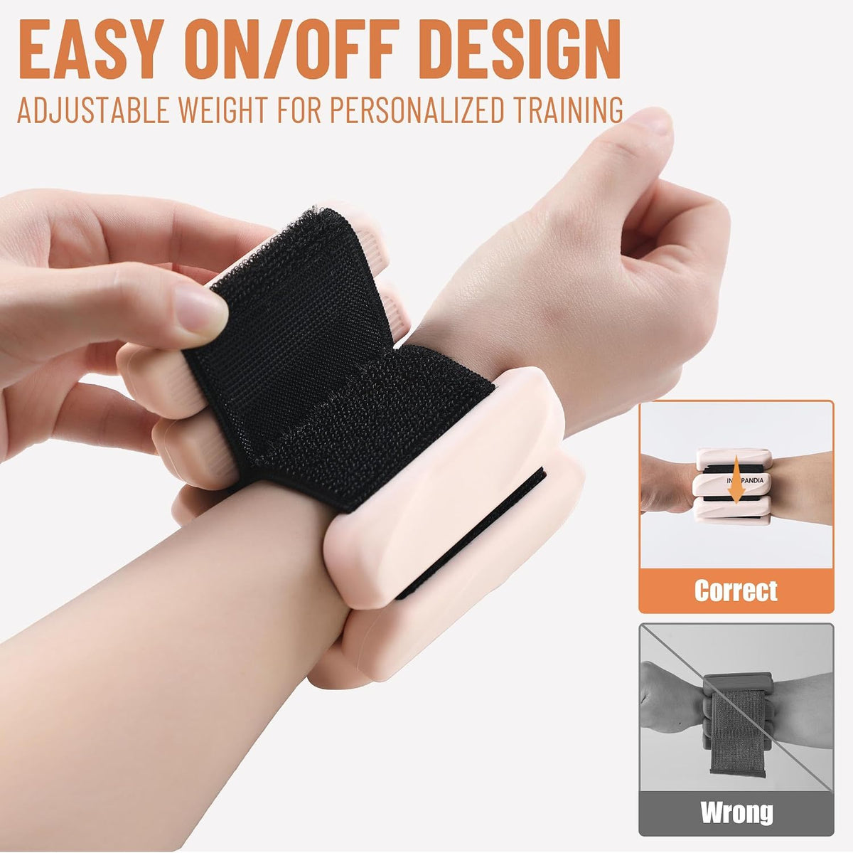 Ankle Wrist Weights for Women 2lbs/4lbs Pairs Adjustable Silicone Weights
