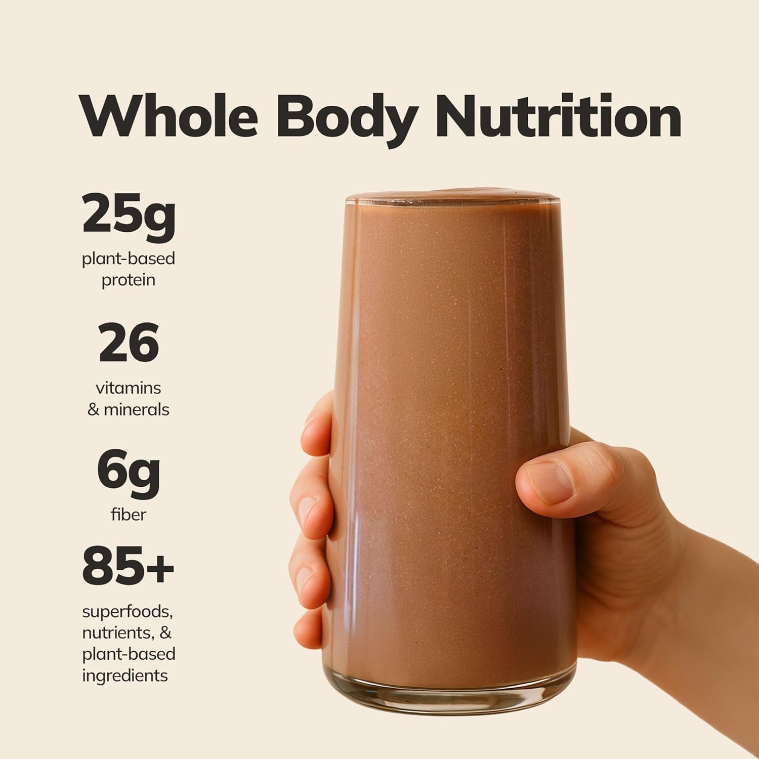 Ka'Chava Nutrition Shake - Vegan Meal Replacement, 85+ Superfoods & Nutrients, Meal Replacement, Greens Plant-Based Powder Protein Drink, Digestive Enzymes & Probiotics - Variety Pack 5 Servings
