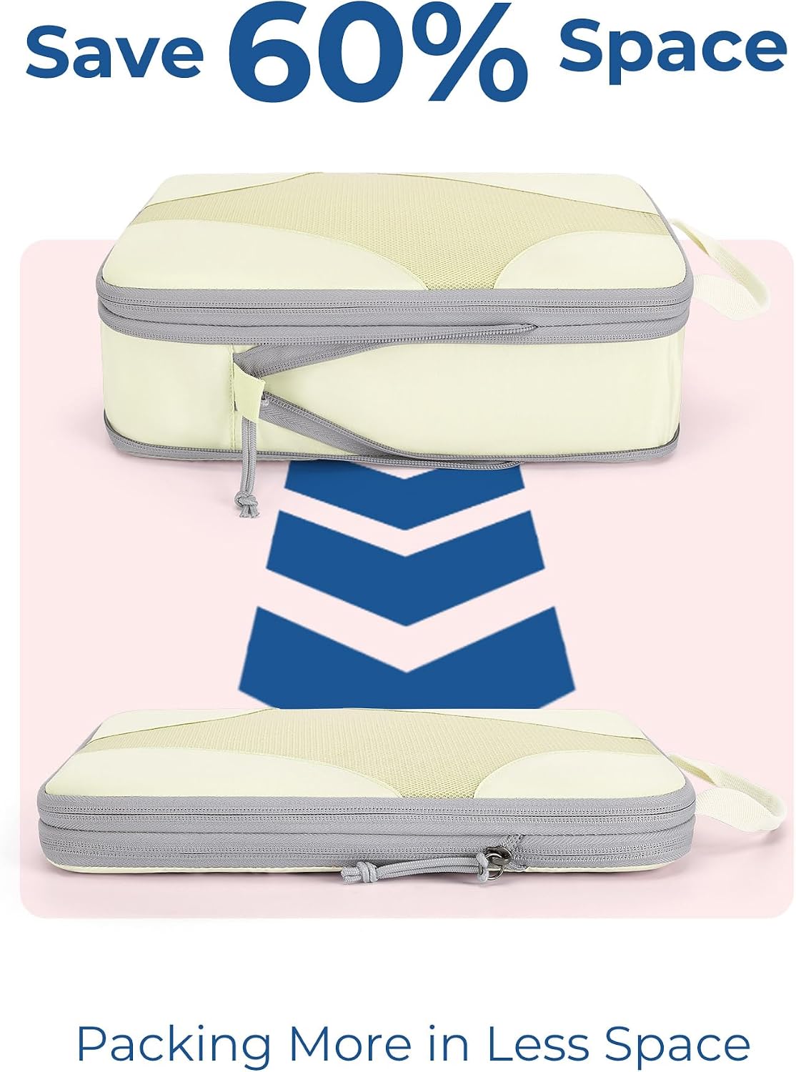 Bagsmart Compression Packing Cubes, Travel Bag Cruise Ship Essentials