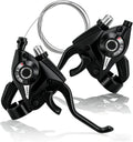 3x7 Speed Bike Shifter Brake Levers Combo, 21-Speed Integrated Bicycle Gear Shifter Set with Visual Gear Indicator & Stainless Steel Shift Cables, Replacement Parts for Mountain Bike, Road Bike, MTB