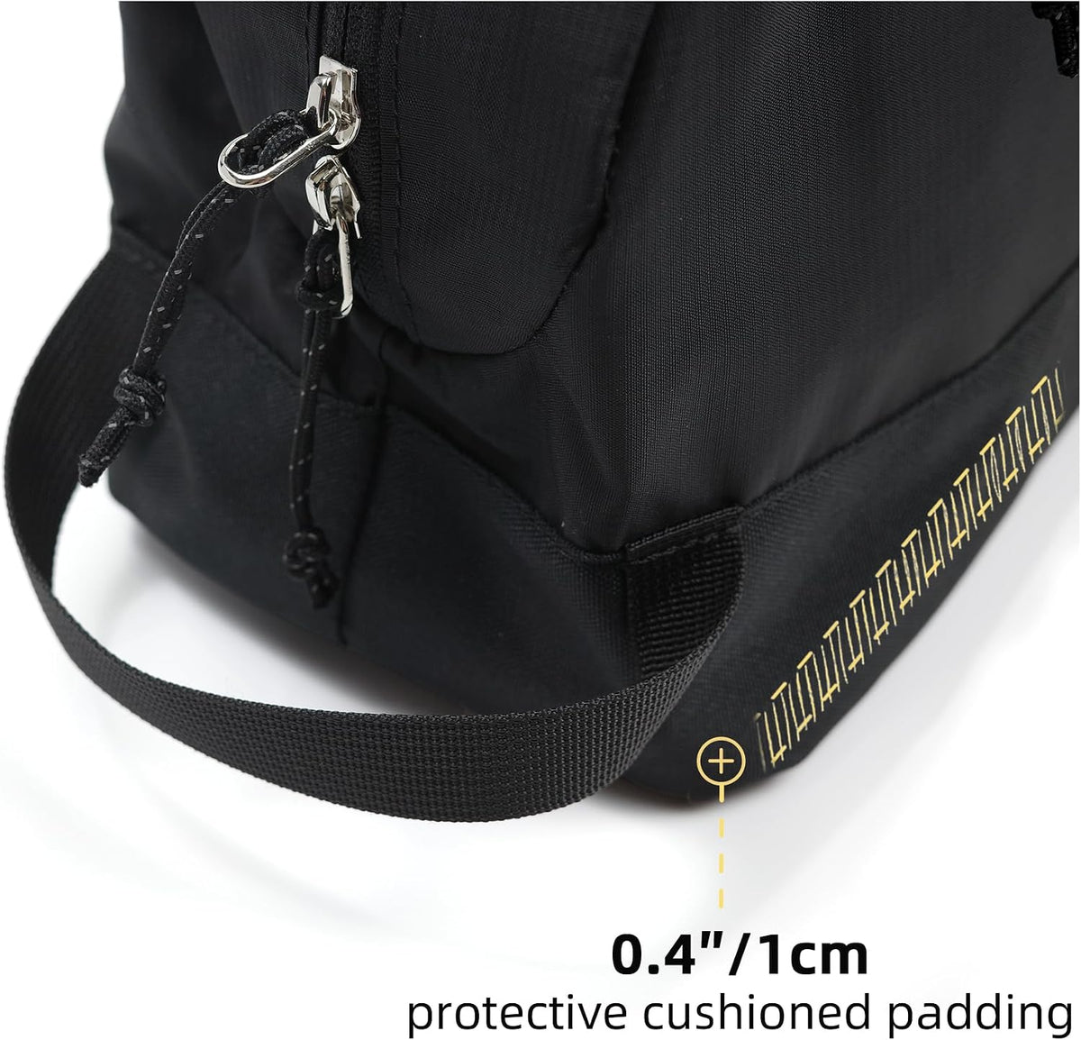 Travel Toiletry Bag 8L, Large Packing Cube with Waterproof TPU Wet/Dry Compartment
