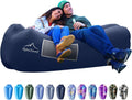 AlphaBeing Inflatable Lounger Beach Chair Accessories, Air Sofa Hammock Inflatable Couch for Camping Backyard Lakeside with Compression Sacks, Ideal Outdoor Gifts for Adults