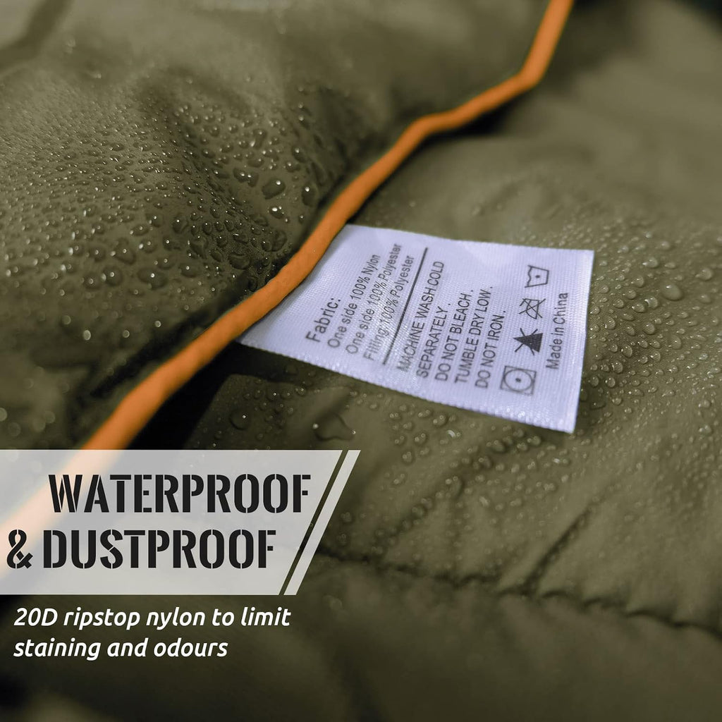Outdoor Puffy Camping Blanket, Large Outdoor Blanket Waterproof, 55*79''