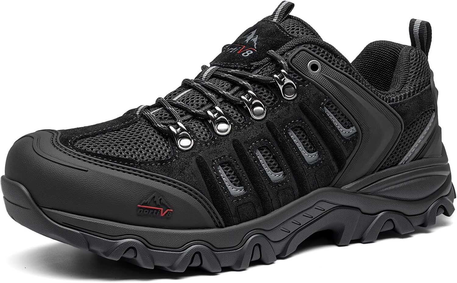 NORTIV 8 Men's Waterproof Hiking Shoes Leather
