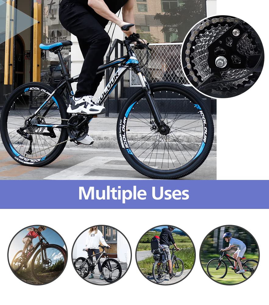 Bike Chain Kit, 6/7/8 Speed Multi-Function Bike Mechanic Repair Kit, Chain Breaker and Bike Link Plier with Hook and 3 Pairs Bicycle Buckle, Reusable