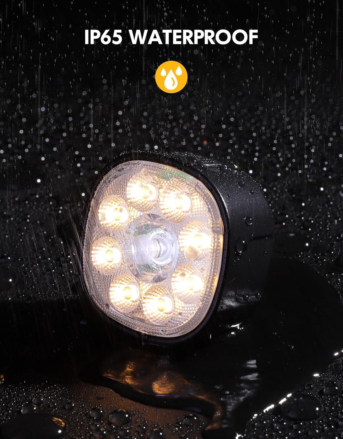 Cuvccn Bike Lights Super Bright, Rechargeable Bicycle Lights Set Multiple Modes, Waterproof Bike Lights for Night Riding/Cycling Safety, Front and Back Bike Reflectors Light, Long Battery Life