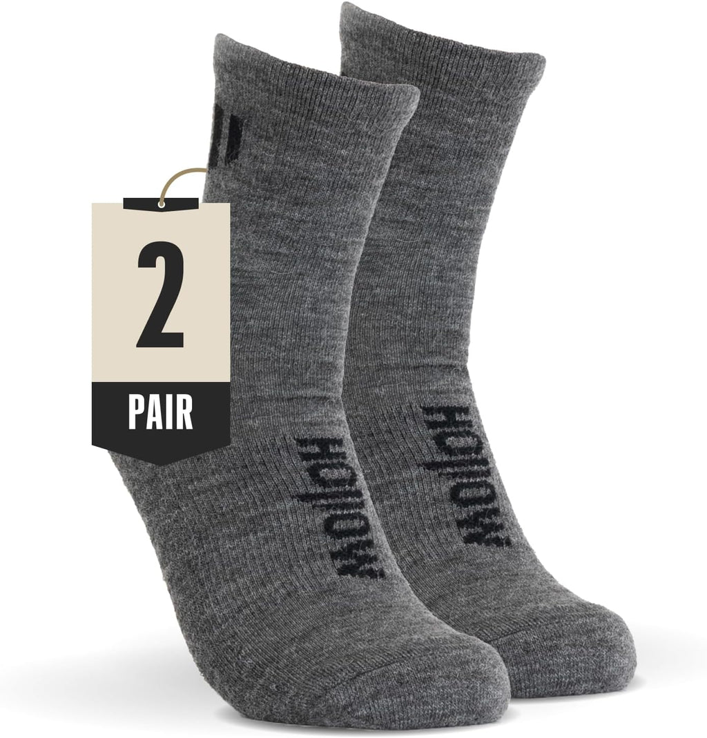 HOLLOW Alpaca Ankle Socks for Men and Women, Moisture Wicking Socks for Hiking, Running, Outdoors, Light Compression