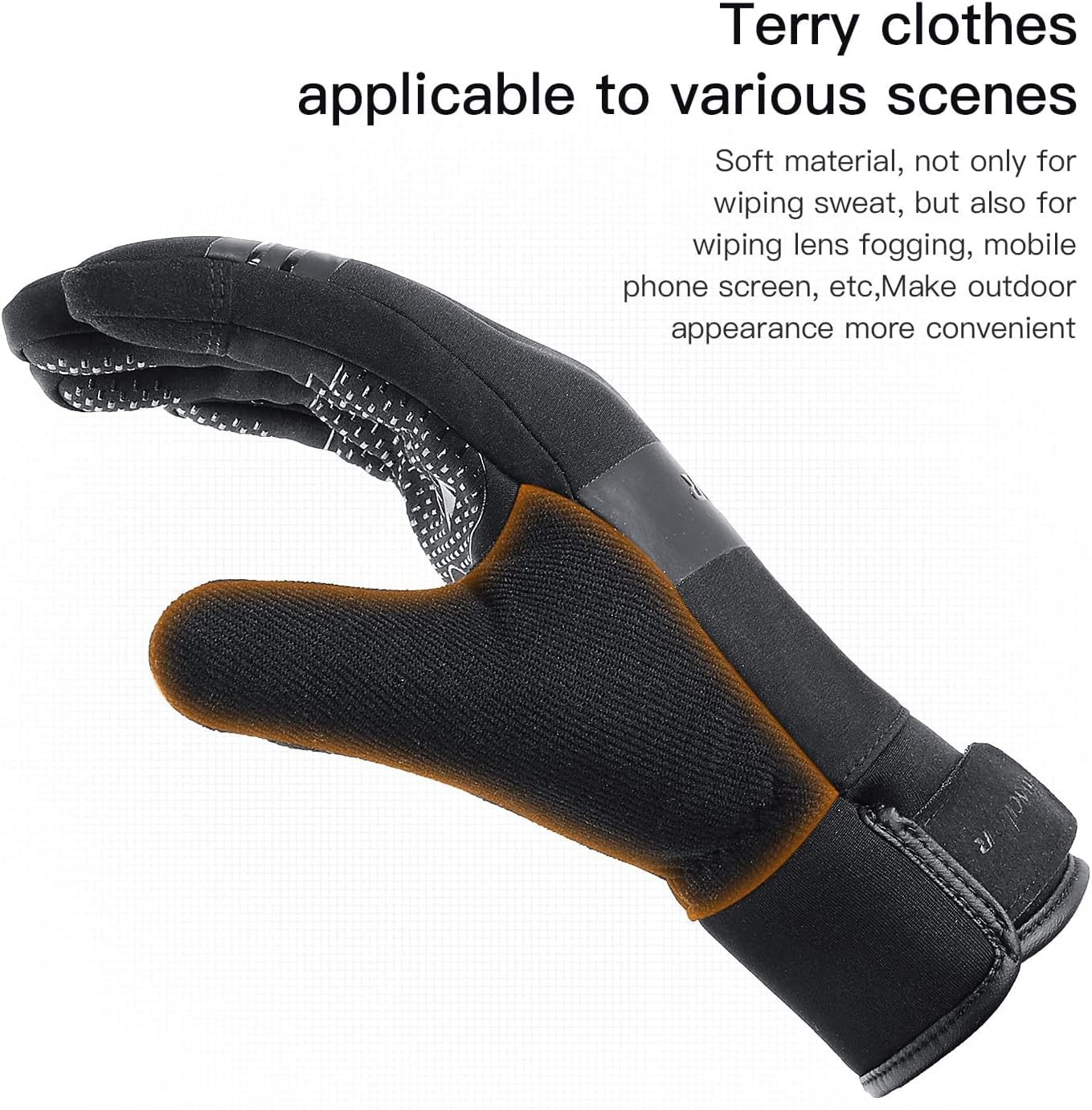 Winter Warm Gloves for Men Women - Windproof and Waterproof Thermal with Touchscreen Fingers for Cold Weather Outdoor Work, Cycling, Biking, Driving, Hiking, Running