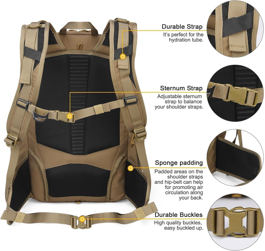 Mardingtop 40L Molle Tactical Backpack,Military backpack for Men, Cordura Backpack for Hiking,Camping,Hunting