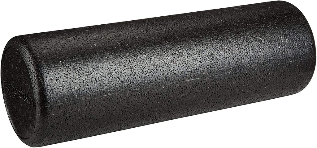 Amazon Basics High-Density Foam Roller for Exercise and Recovery, 18 Inches, Black
