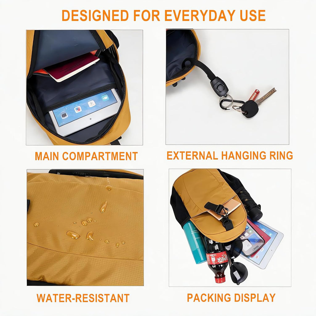 Sling Bag for Men Crossbody Bags for Women Small Sling Backpack Chest Bag