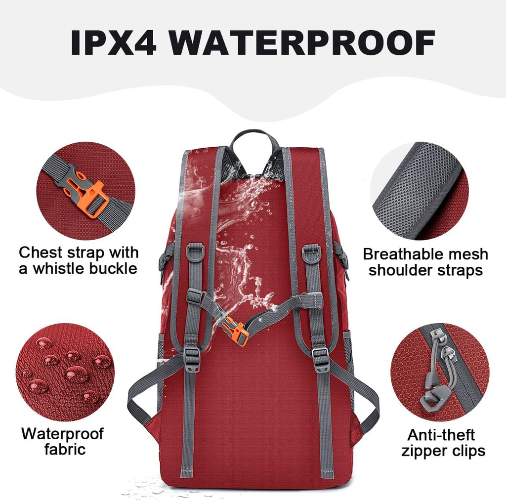 MIYCOO Ultralight Packable Backpack, 35L Waterproof Hiking Daypack