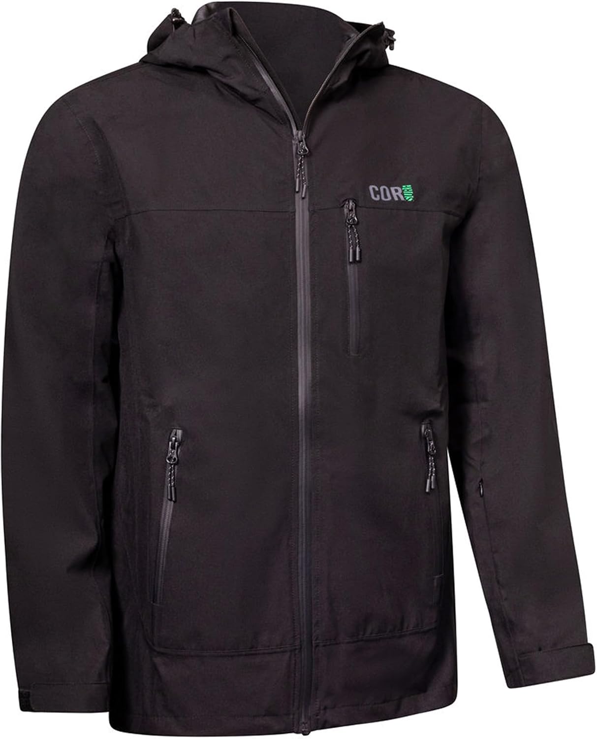 COR Men's Packable Waterproof Travel Rain Jacket | The Ultimate All-Season Breathable Rain Coat for Men with Secret Pockets