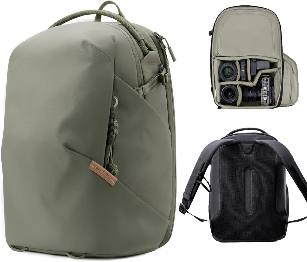 PGYTECH OneGo Lite Camera Backpack 22L Lightweight Camera Bag Forest Green