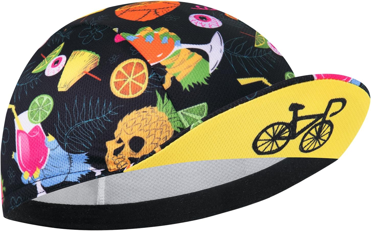 Cycling Cap for Man and Woman Cycling Hat Under Helmet-Polyester Breathable Sweat Absorbent