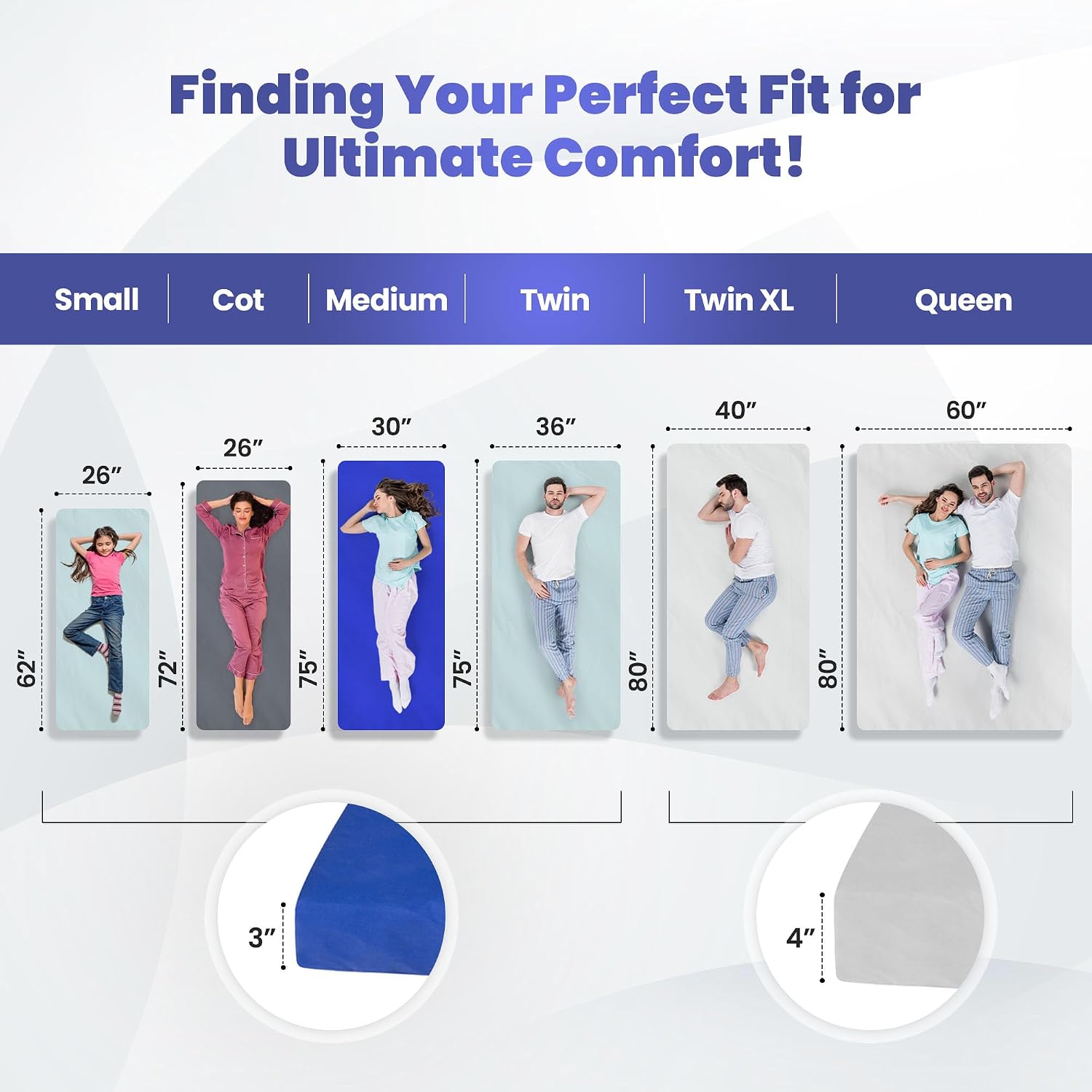 Hazli Matrix AirCell Memory Foam Camping Mattress Pad - CertiPUR-US Roll Up Mattress for Adults - Portable Foam Sleeping Mats for Camping - Camp Cot Sleeping Pad - Floor Sleep Mat Bed Roll for Car RV
