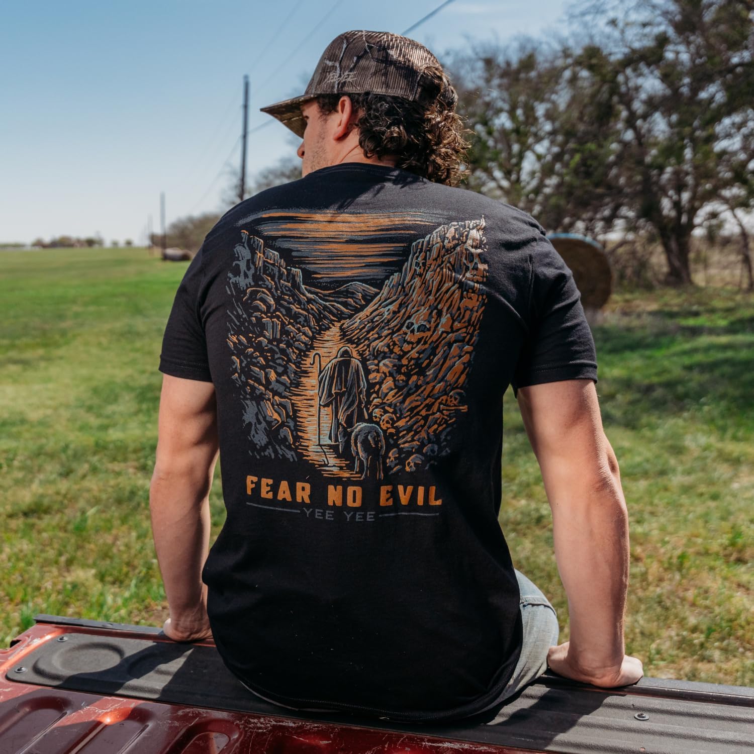 Yee Yee Apparel Christian Faith Graphic Tee Shirt – Men’s Christian Graphic Tees and Short Sleeve Shirts