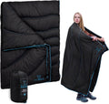 Wise Owl Outfitters Camping Blanket, Packable Puffy Quilt for Backpacking