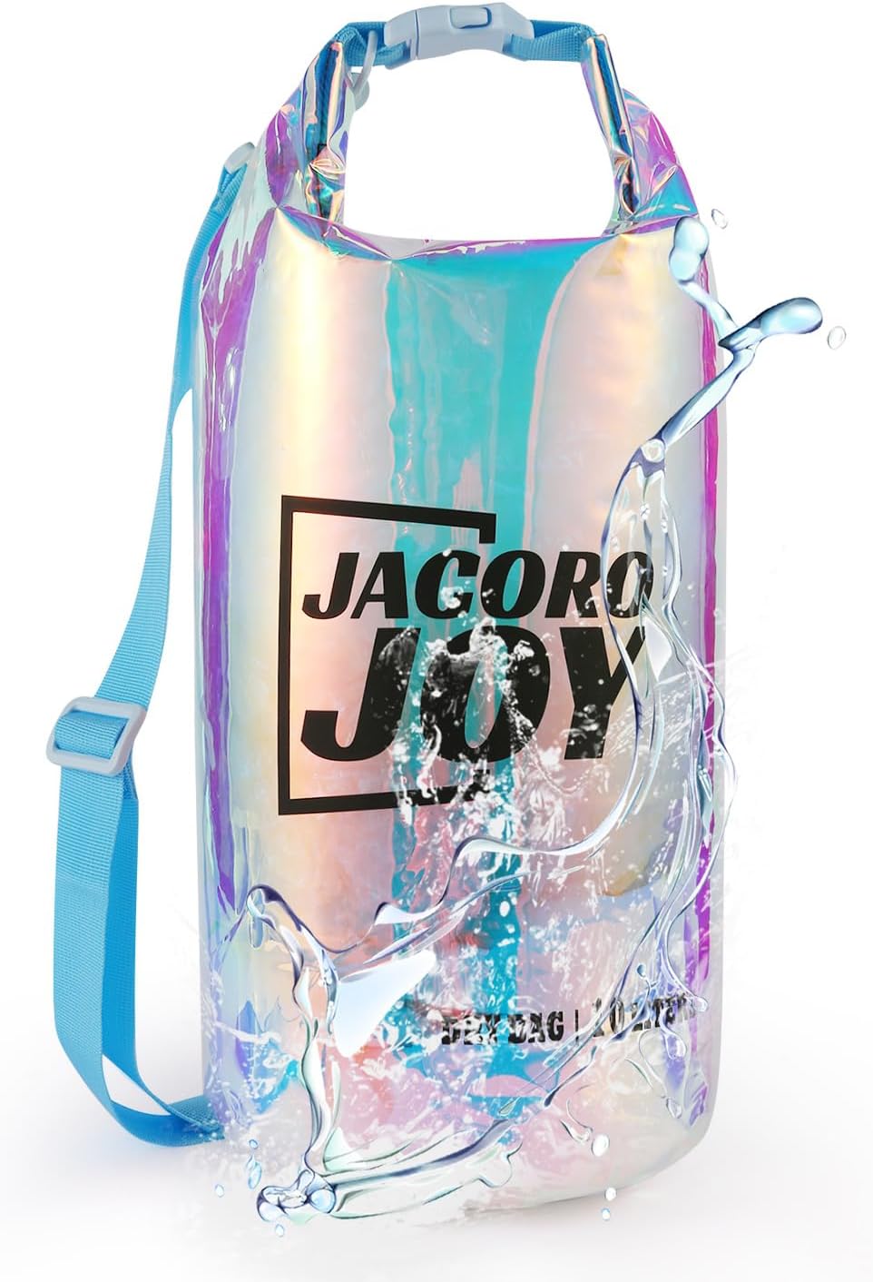 Iridescent Dry Bag, 10L Waterproof Beach Bag