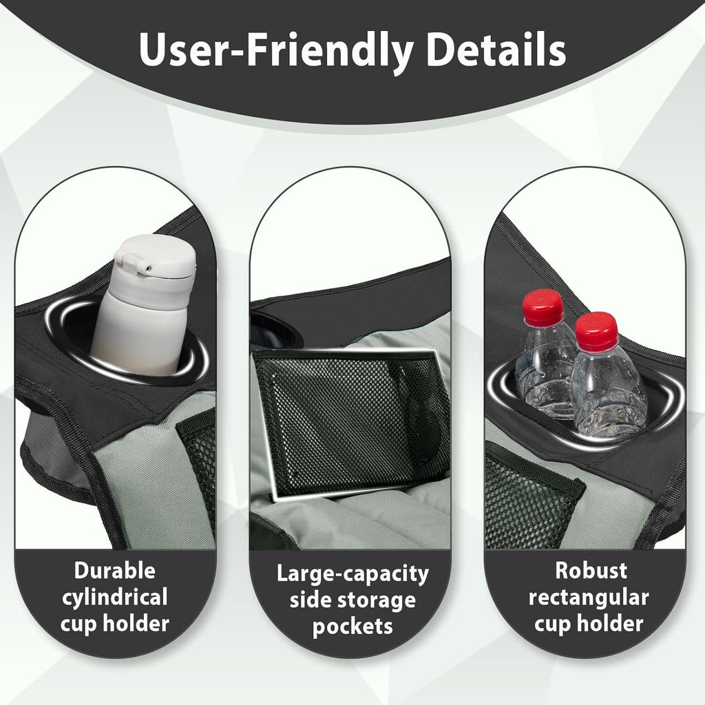 Youtanic Oversized Camping Chair, Portable Folding Camping Chairs