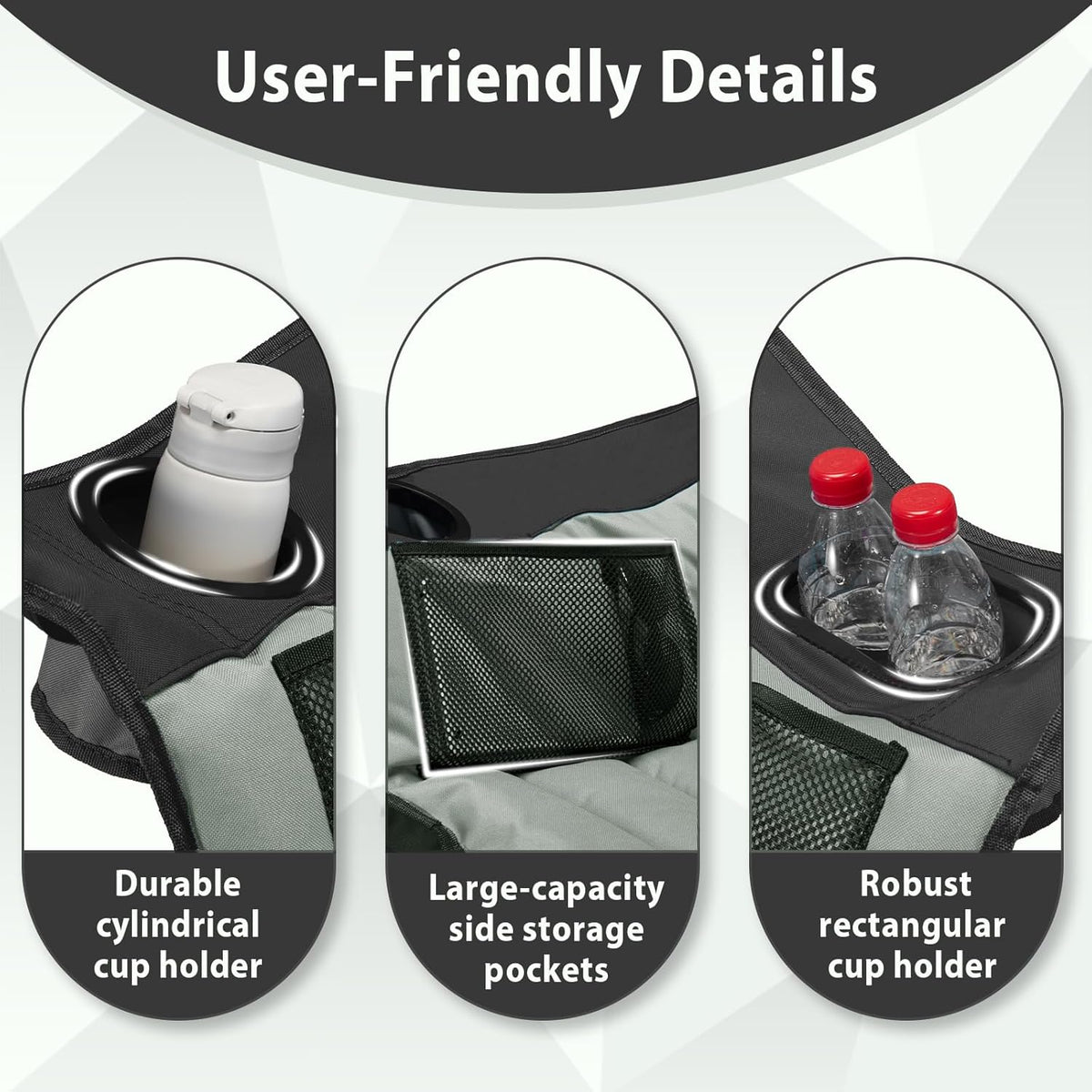 Youtanic Oversized Camping Chair, Portable Folding Camping Chairs