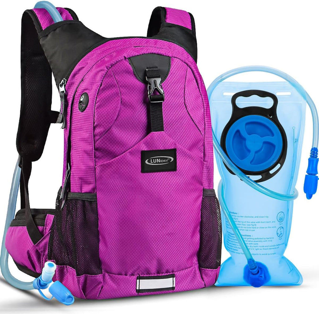 Hydration Pack Thermal Insulated Hydration Backpack with 2L BPA Free Leak-Proof Water Bladder, Daypack Perfect for Running, Cycling, Hiking, Climbing-Keep Liquids Cool Up to 4 Hours