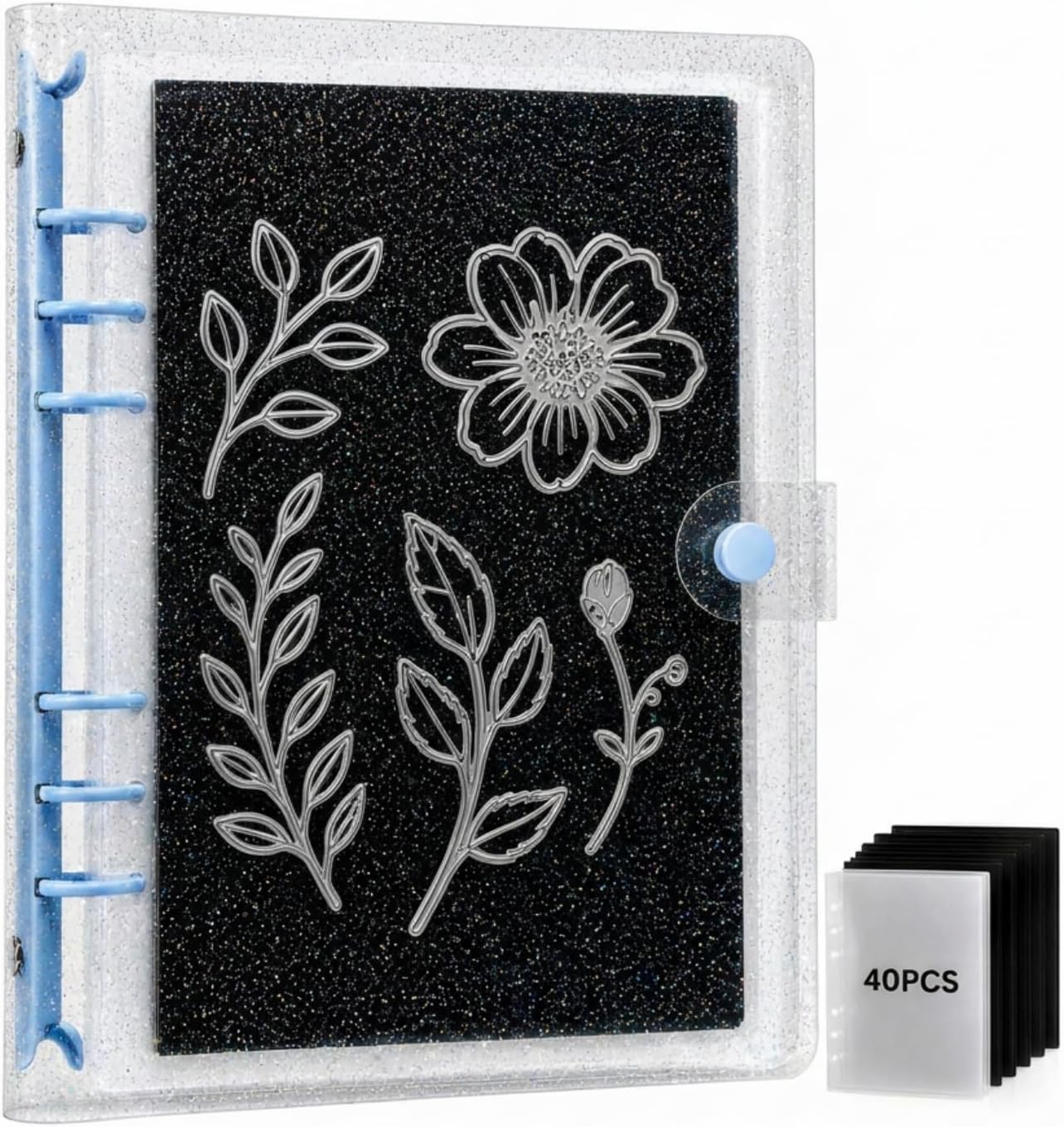 Skyrealm Magnetic Die Storage Binder for Card Making, Stamps & Cutting Dies
